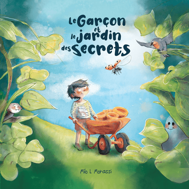 Album jeunesse Le garçon et le jardin des secrets dedicacé