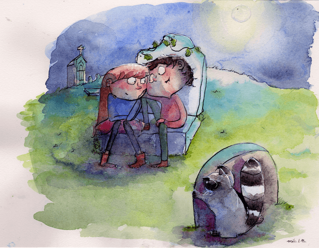 Illustration traditionnelle, l&#039;originale